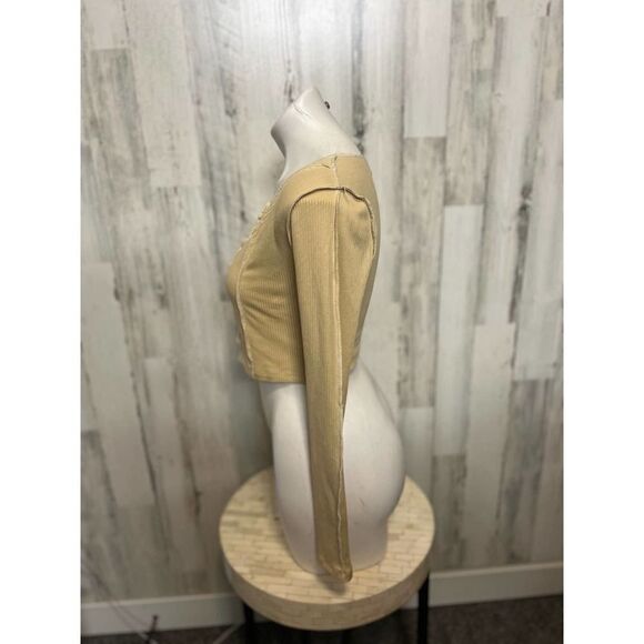 Brown tan top - Picture 3 of 6